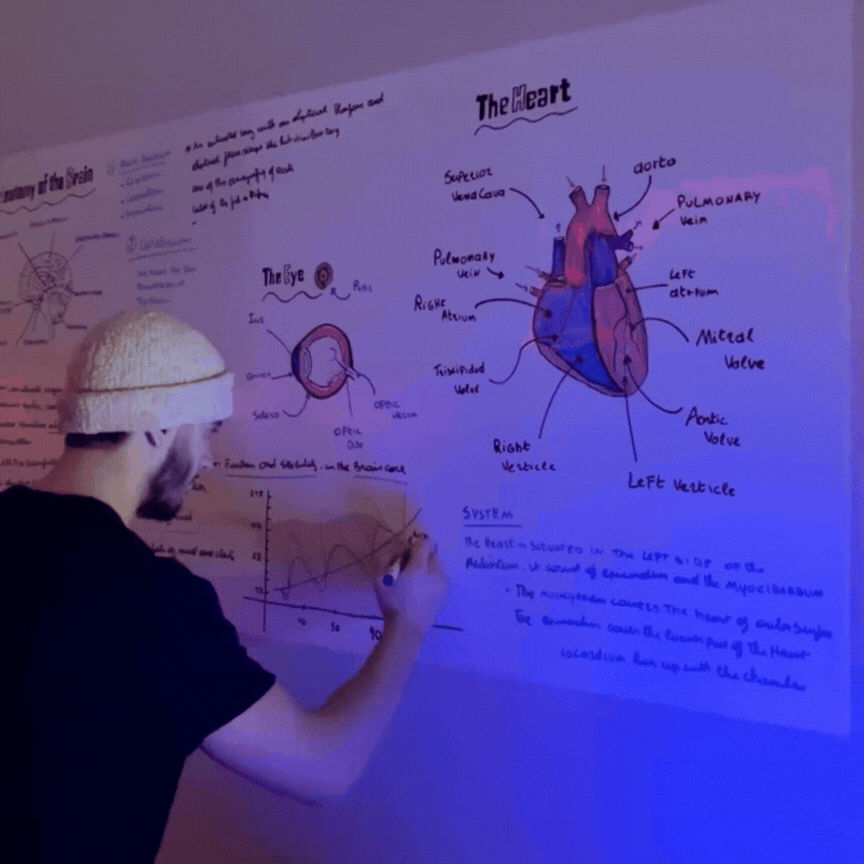 Pizarra Blanca Adhesiva